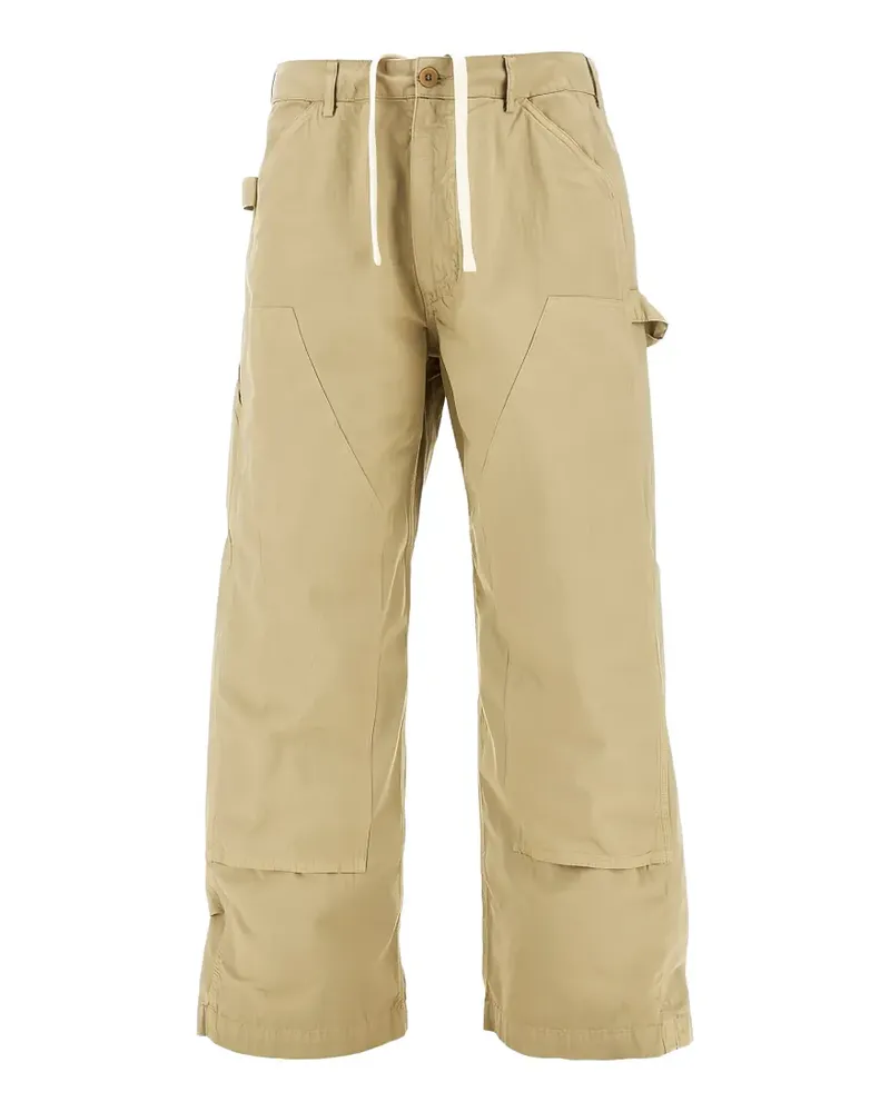 Roy Roger's drawstring cargo trousers - Nude Nude