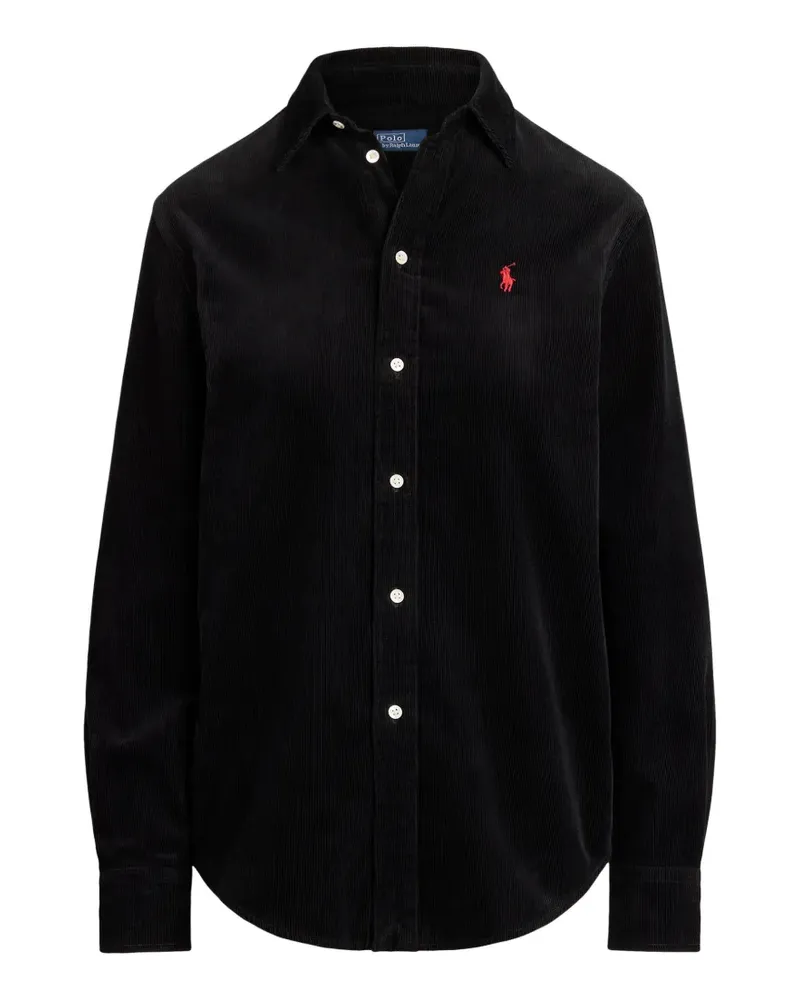Ralph Lauren Hemd mit Stickerei - Schwarz Schwarz