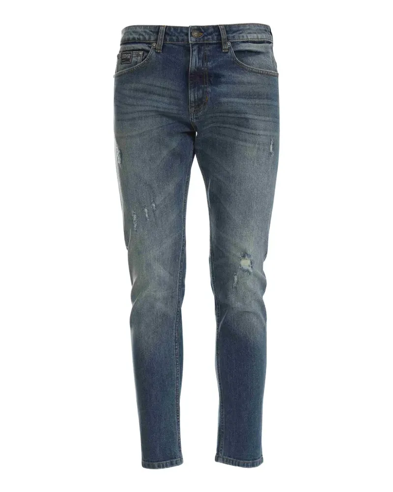 Versace Jeans Jeans in Distressed-Optik - Blau Blau
