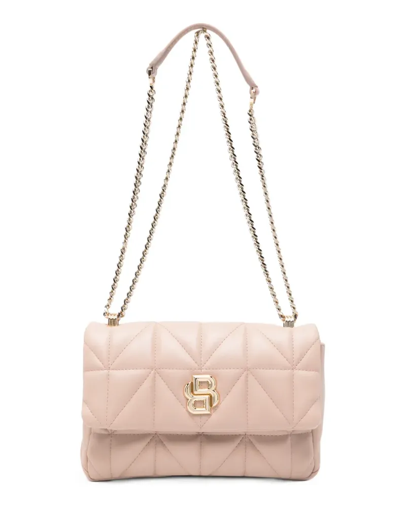 HUGO BOSS quilted logo-plaque cross body bag - Rosa Rosa