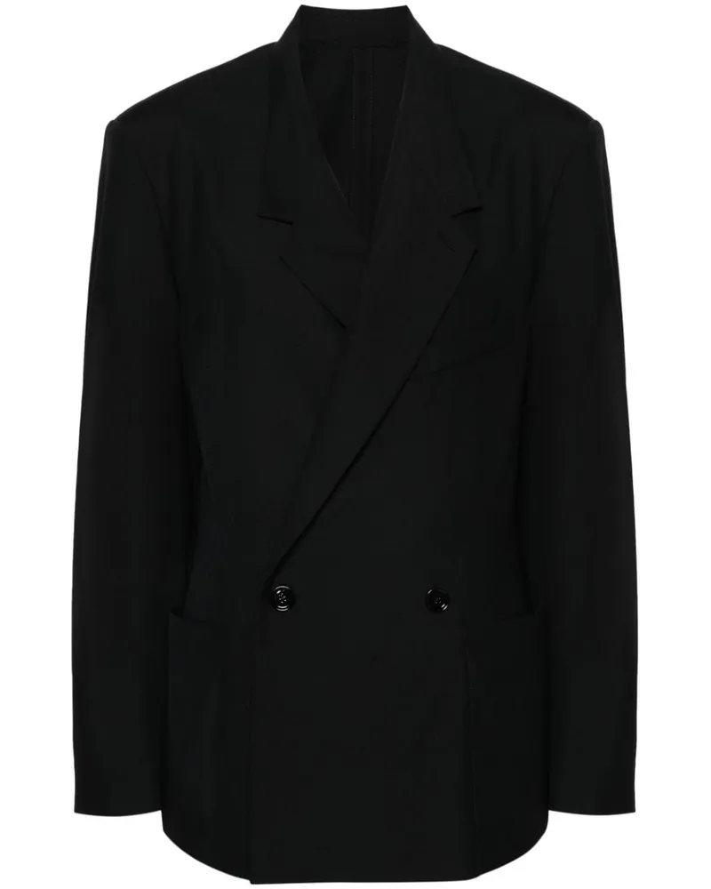 Christophe Lemaire Doppelreihiger Blazer Blau