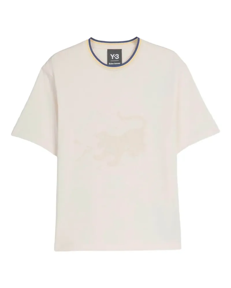 Wales Bonner x Y-3 T-Shirt aus Baumwolle mit grafischem Print - Weiß Weiß
