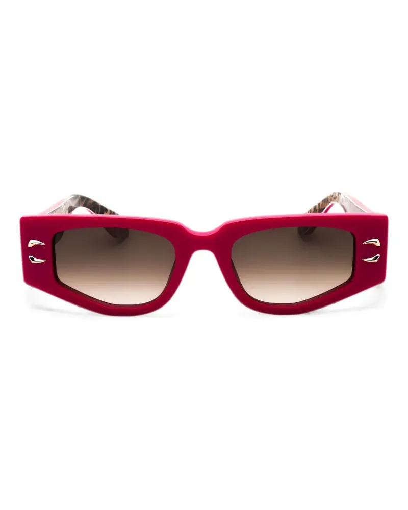 Roberto Cavalli geometric-frame sunglasses - Rosa Rosa