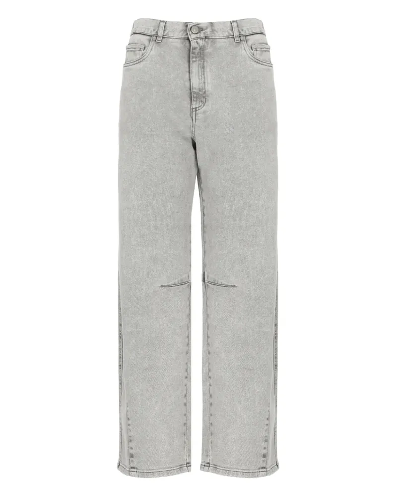 PANICALE Cashmere paillettes-detail jeans - Grau Grau