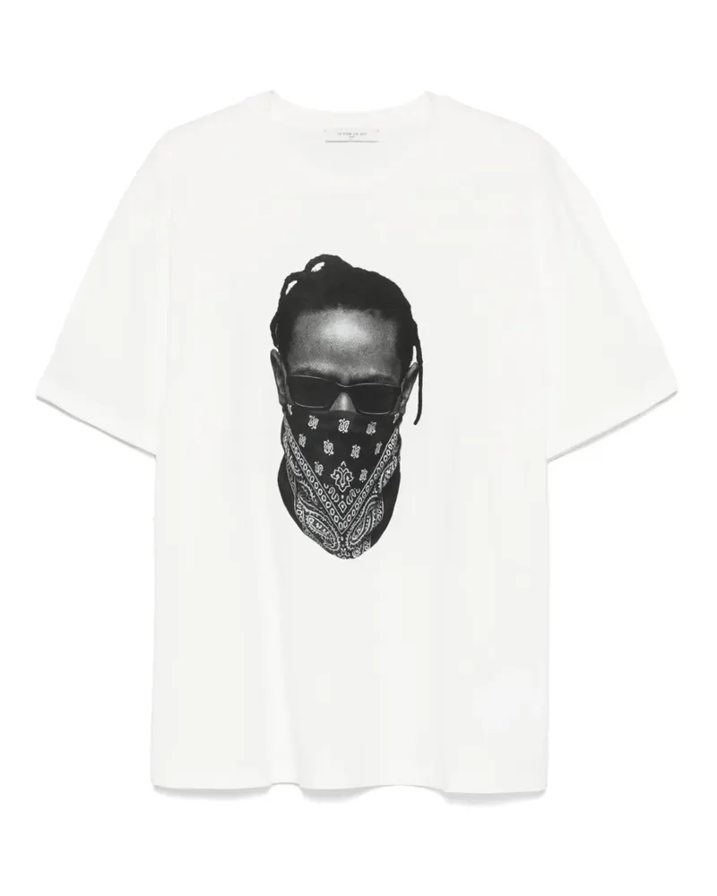 IH NOM UH NIT bandana-print graphic T-shirt - Weiß Weiß