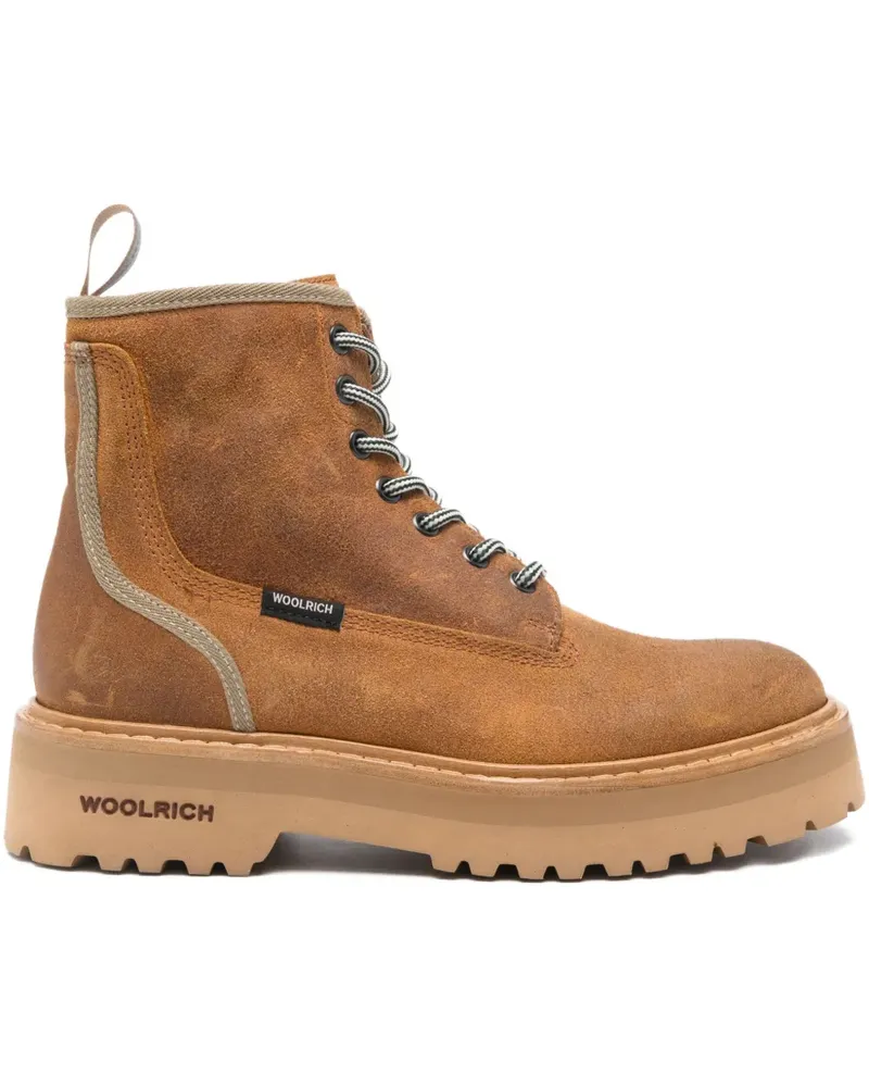 Woolrich Schnürstiefel aus Leder - Braun Braun