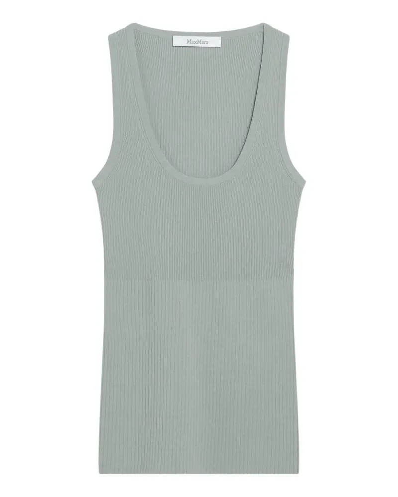 Max Mara Ärmeloses Oberteil - Grün Grün