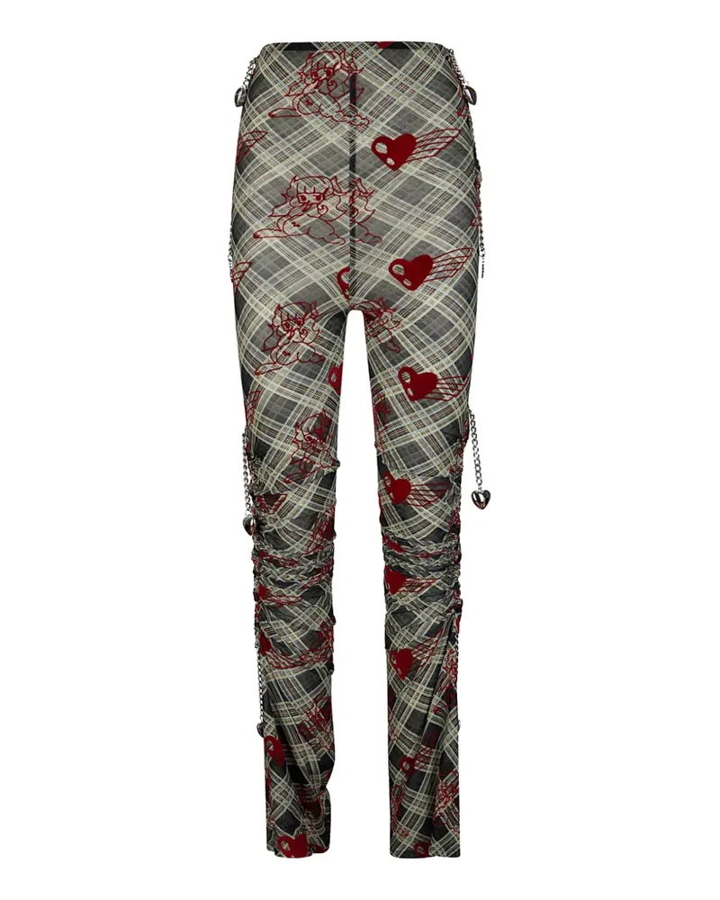 CHOPOVA LOWENA Leggings mit Herzkette - Grau Grau