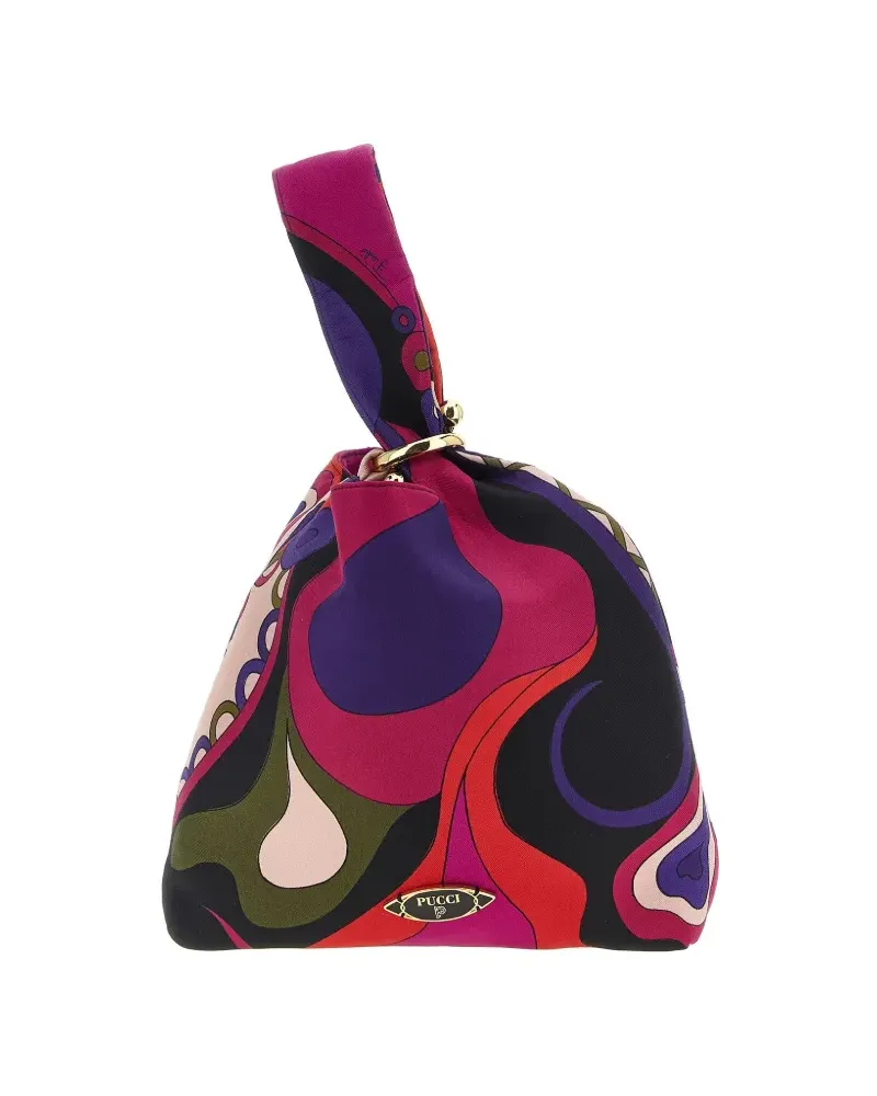 Emilio Pucci Mini-Tasche mit Print - Rosa Rosa