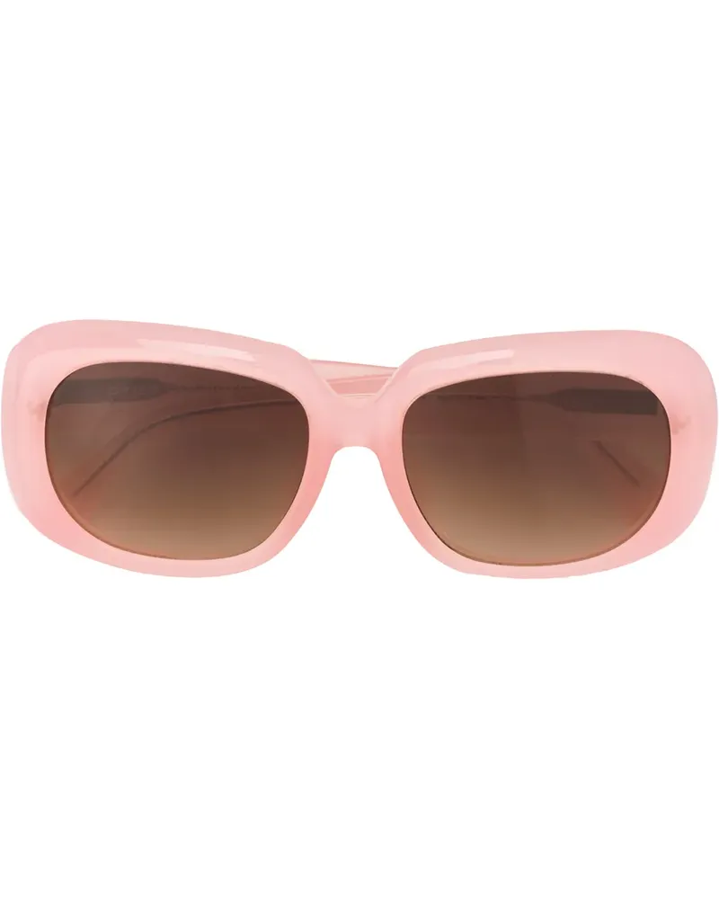 Linda Farrow Gallery x Dries Van Noten '75 C1' Sonnenbrille - Rosa Rosa