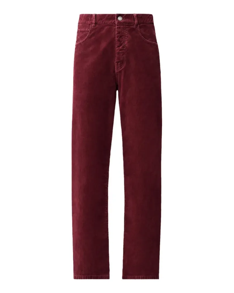 C.P. Company Cordhose ohne Seitennähte - Rot Rot