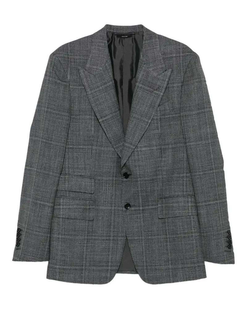 Tom Ford Kariertes Sakko - Grau Grau
