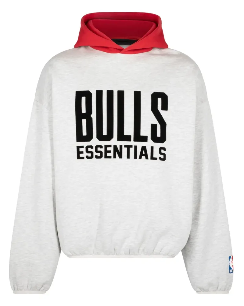 Fear of God x NBA Bulls Essentials "Light Heather" Hoodie - Grau Grau