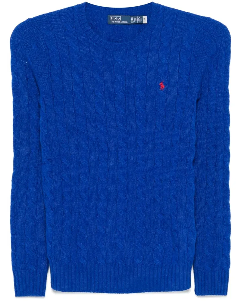 Ralph Lauren Pullover mit Zopfmuster - Blau Blau