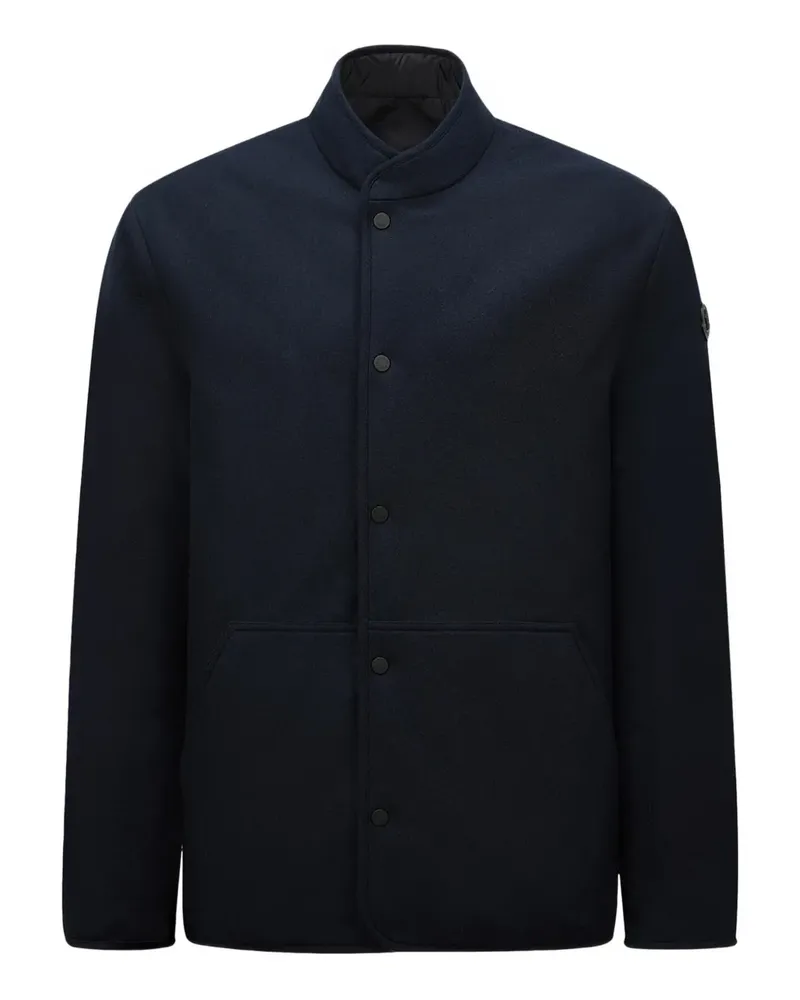 Moncler reversible cashmere padded jacket - Blau Blau