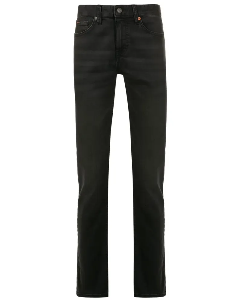 HUGO BOSS Klassische Slim-Fit-Jeans - Schwarz Schwarz