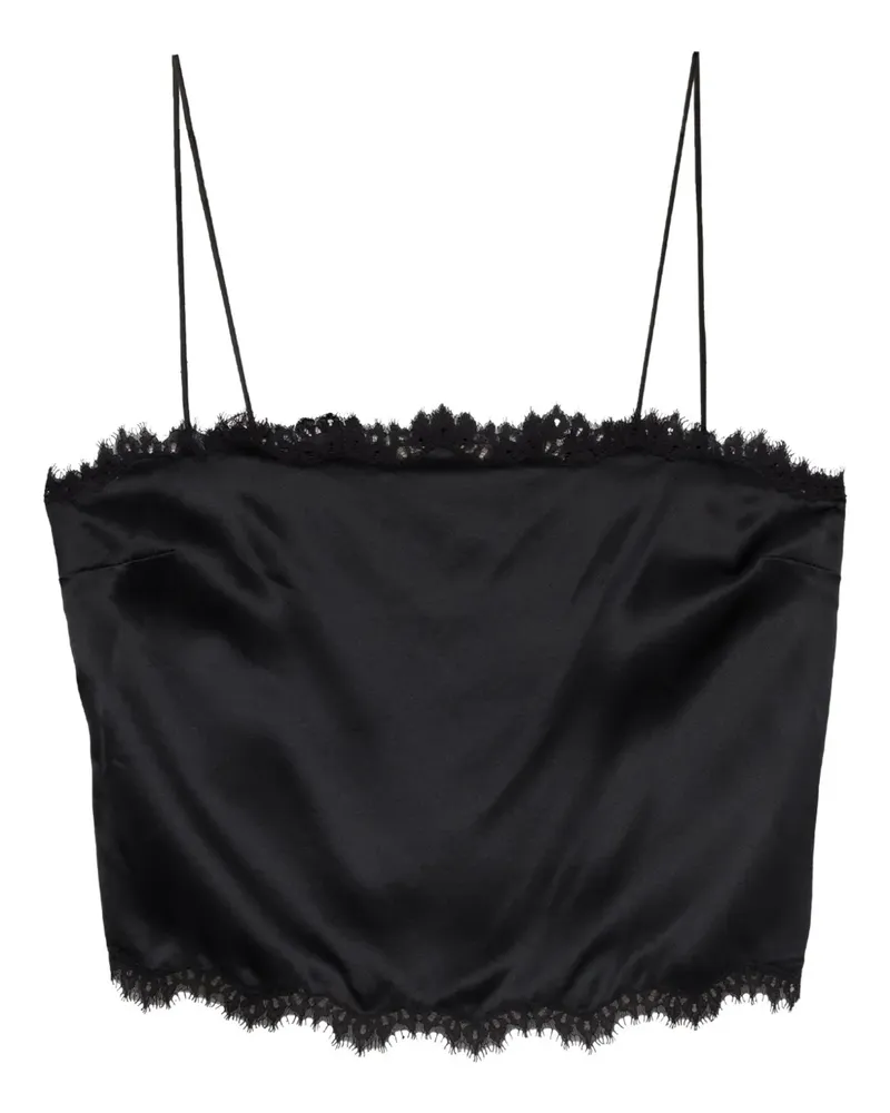 DÔEN Loure lace top - Schwarz Schwarz