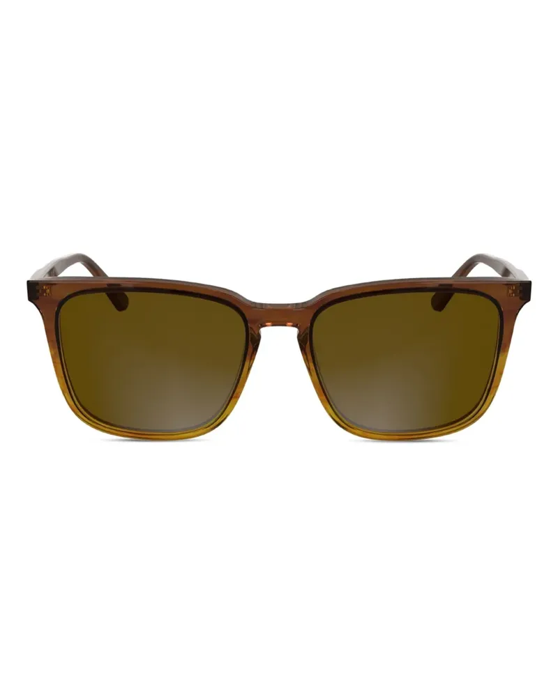 Calvin Klein Sonnenbrille mit eckigem Gestell - Braun Braun