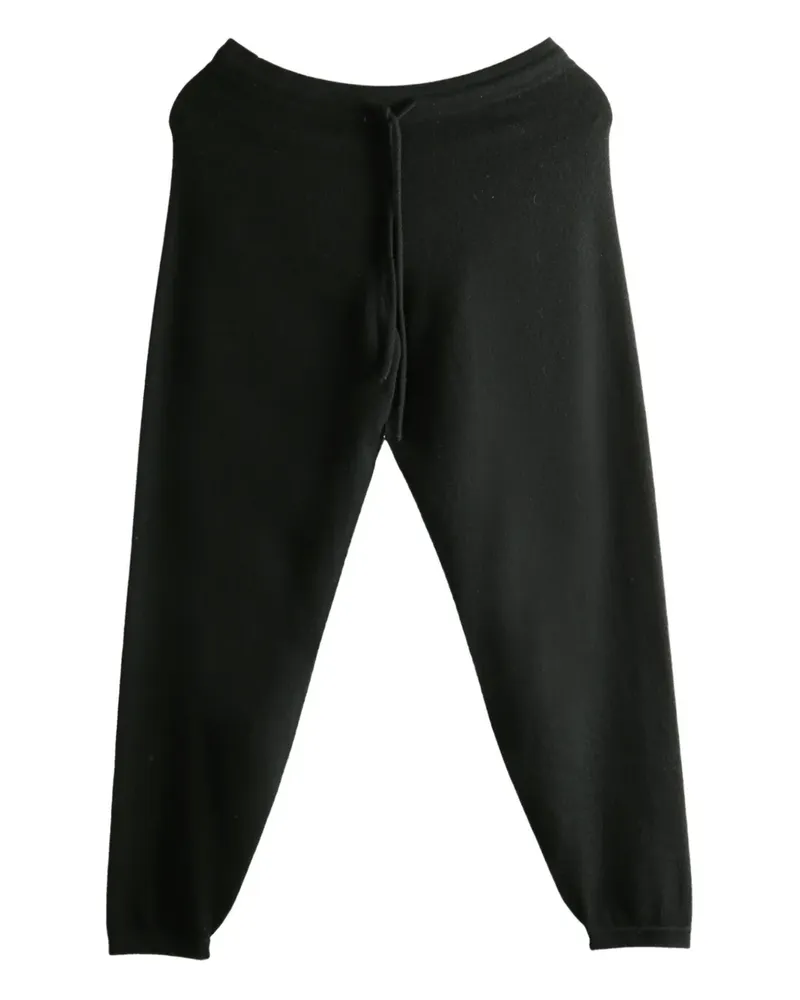 The Row drawstring cashmere trousers - Schwarz Schwarz