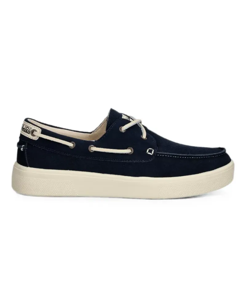 Napapijri Bark suede boat shoes - Blau Blau
