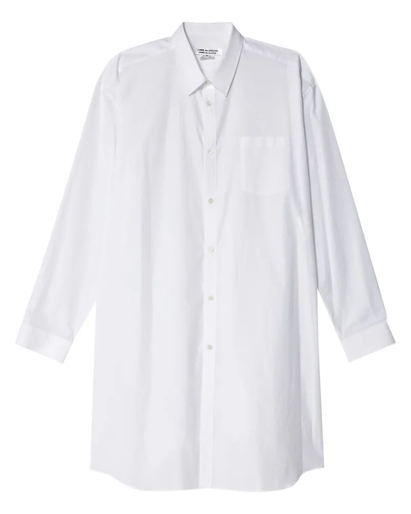 Comme des Garçons Langärmeliges Hemd - Weiß Weiß