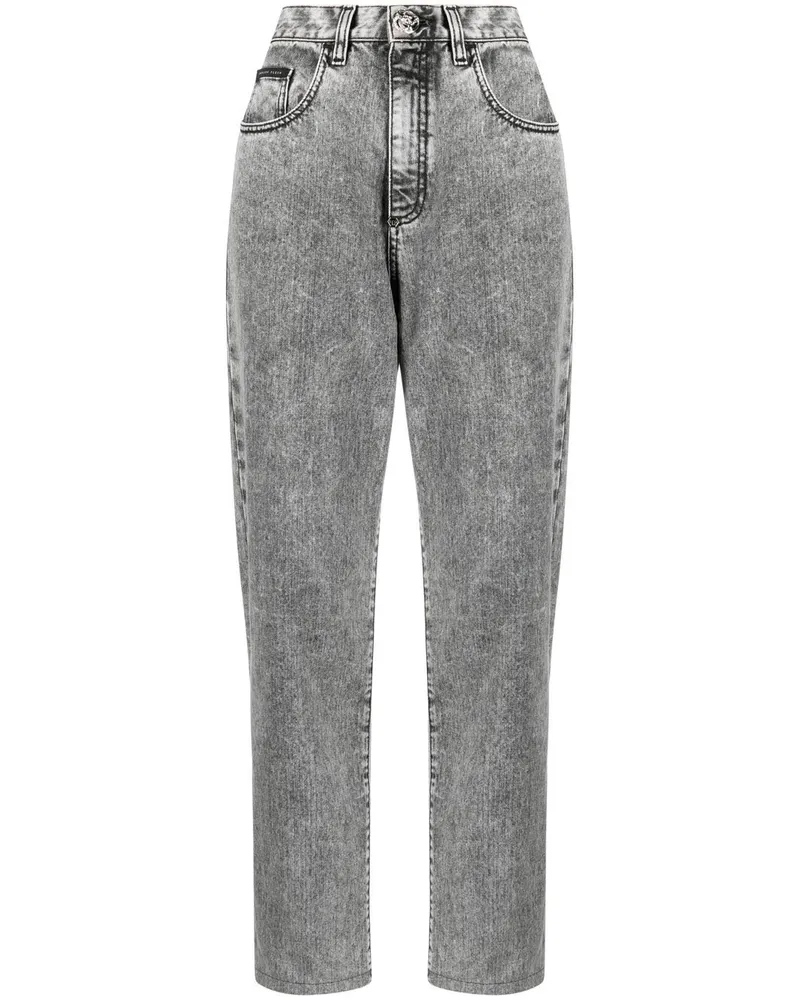 Philipp Plein Jeans im Distressed-Look - Grau Grau