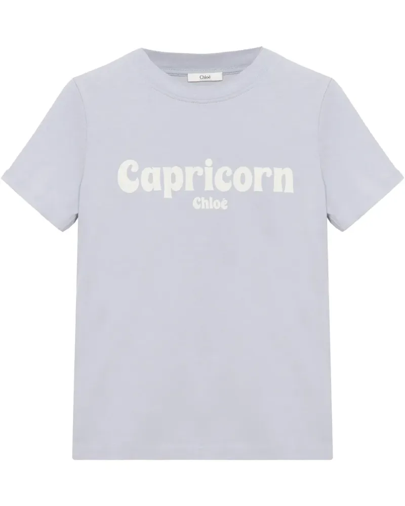 Chloé Capricorn T-Shirt - Blau Blau
