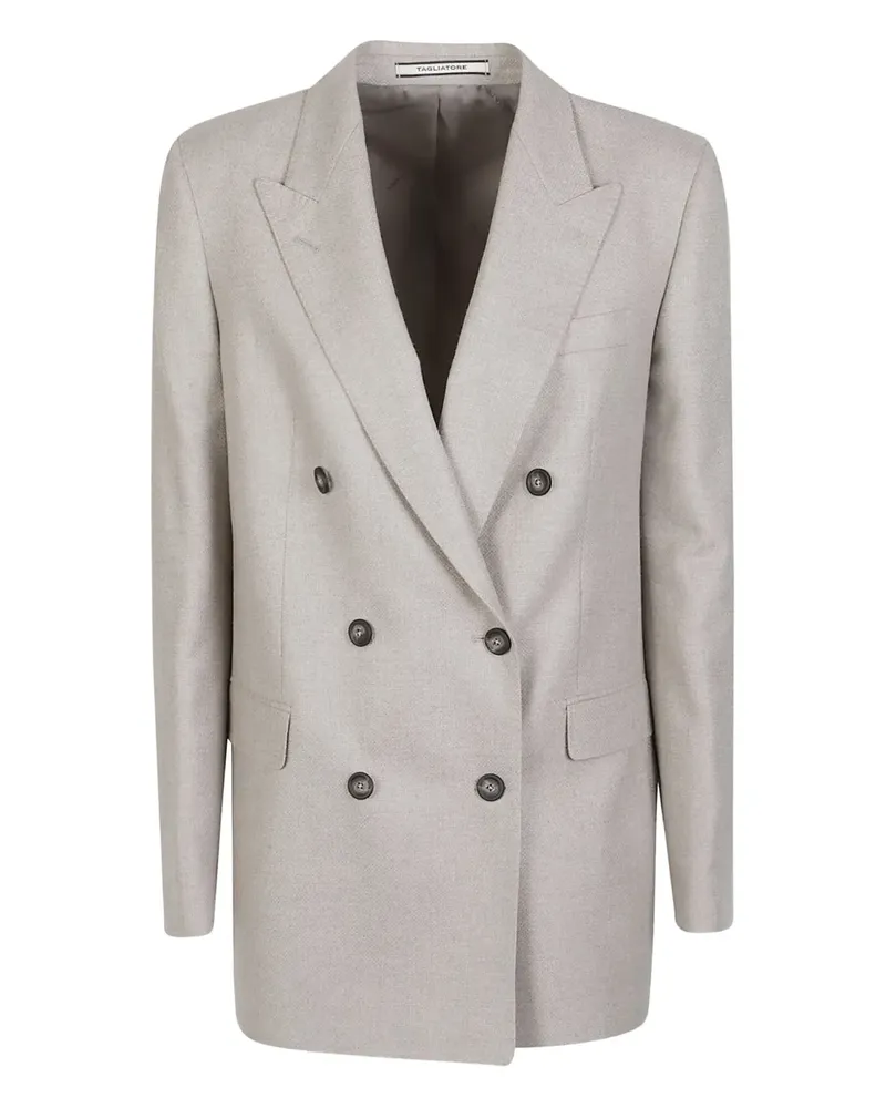 Tagliatore Jasmine double-breasted blazer - Nude Nude