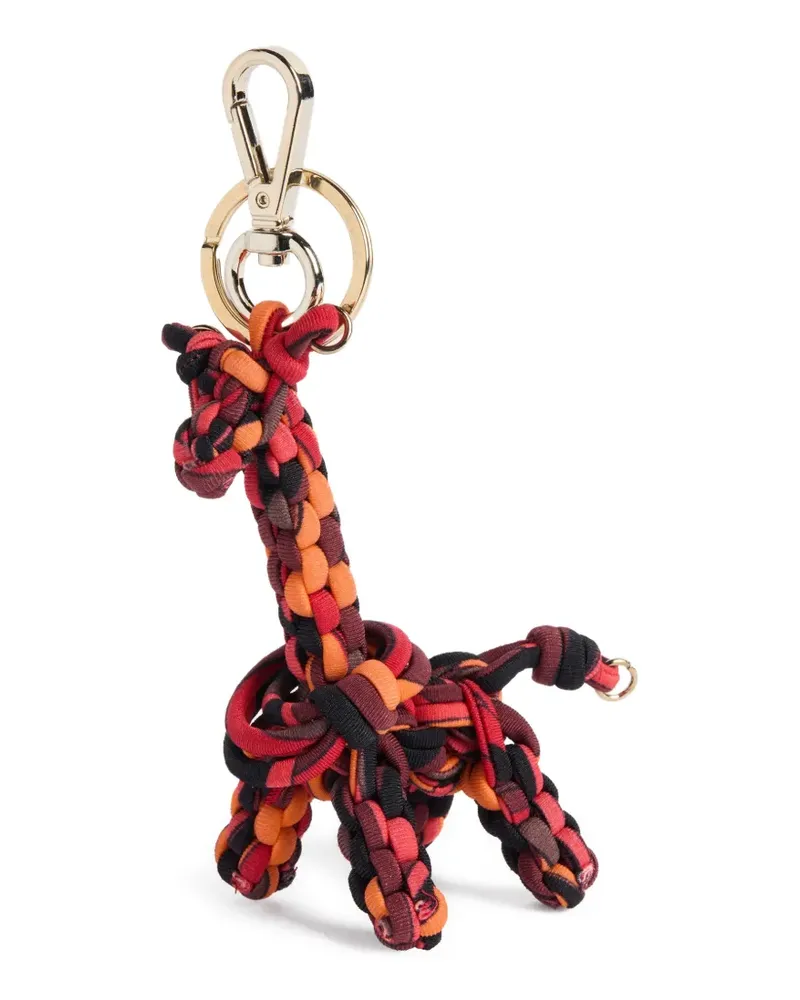 Emilio Pucci bag charm in Iride-print - Rot Rot