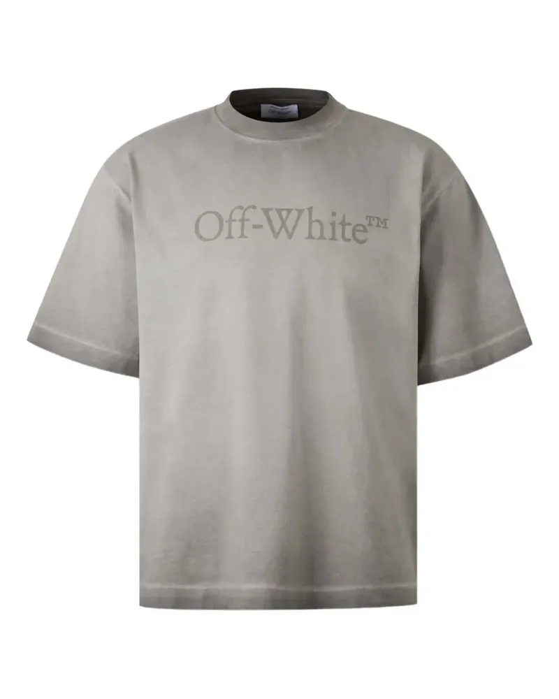 OFF-WHITE T-Shirt mit grafischem Print - Grau Grau