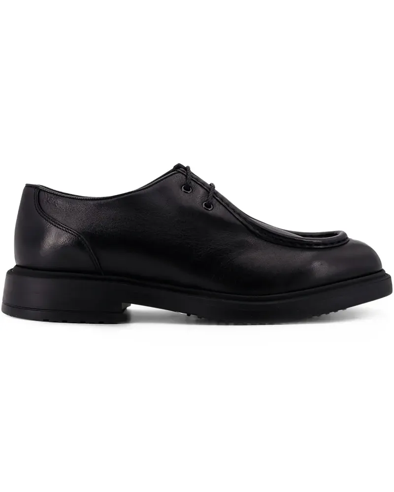 Doucal´s Schnürschuhe aus Leder - Schwarz Schwarz