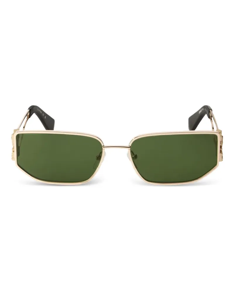 OFF-WHITE Allen geometric-frame sunglasses - Gold Gold