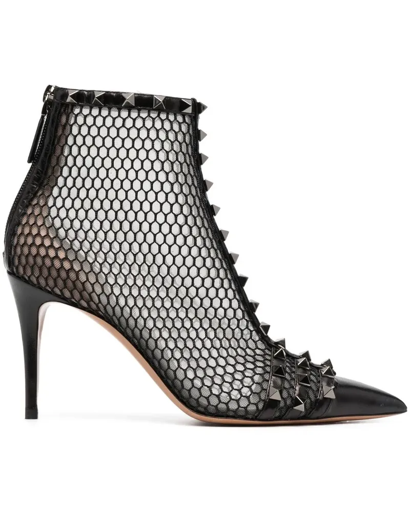 Valentino Garavani Rockstud Stiefeletten - Schwarz Schwarz