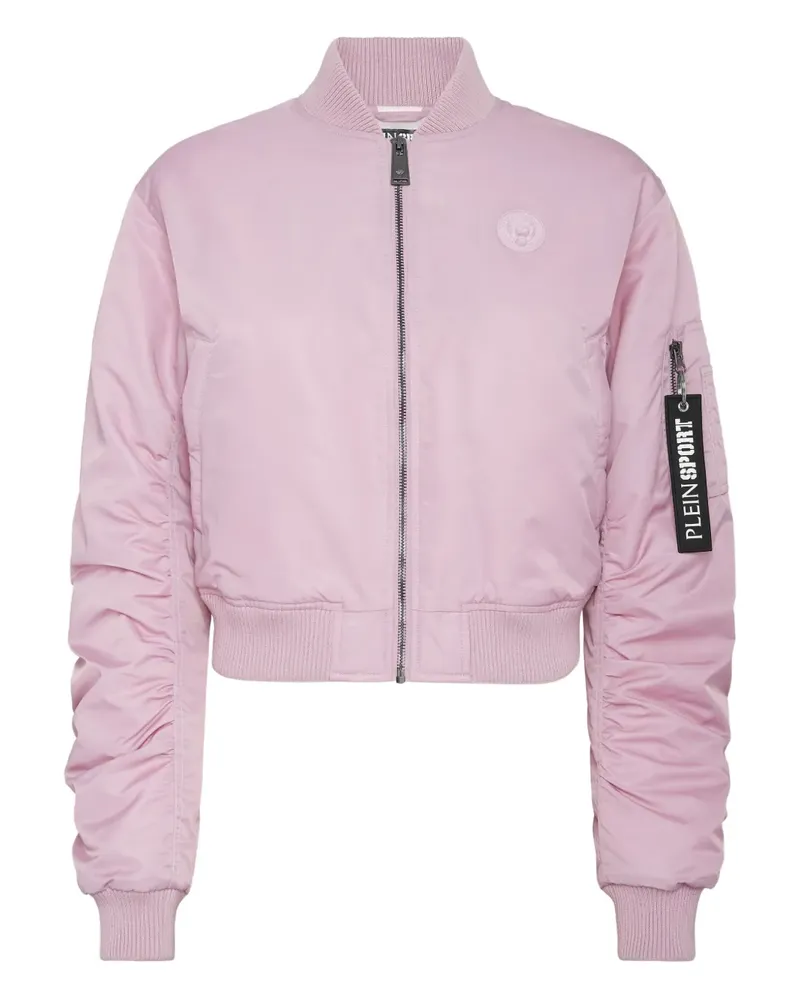 Philipp Plein Bomberjacke mit Icon-Detail - Rosa Rosa