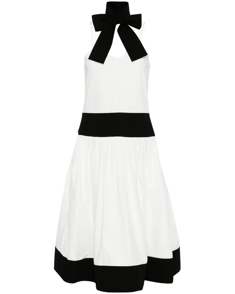 KIMHEKIM Midikleid mit Schal - Weiß Weiß
