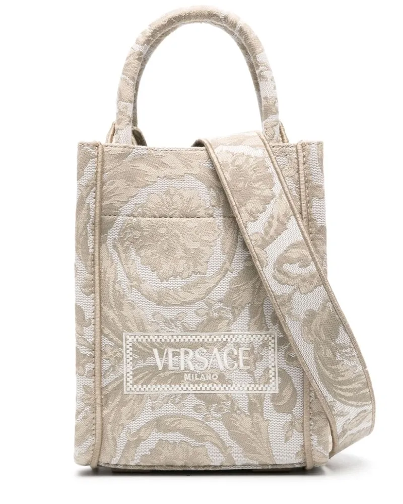 Versace Mini Athena Handtasche Braun