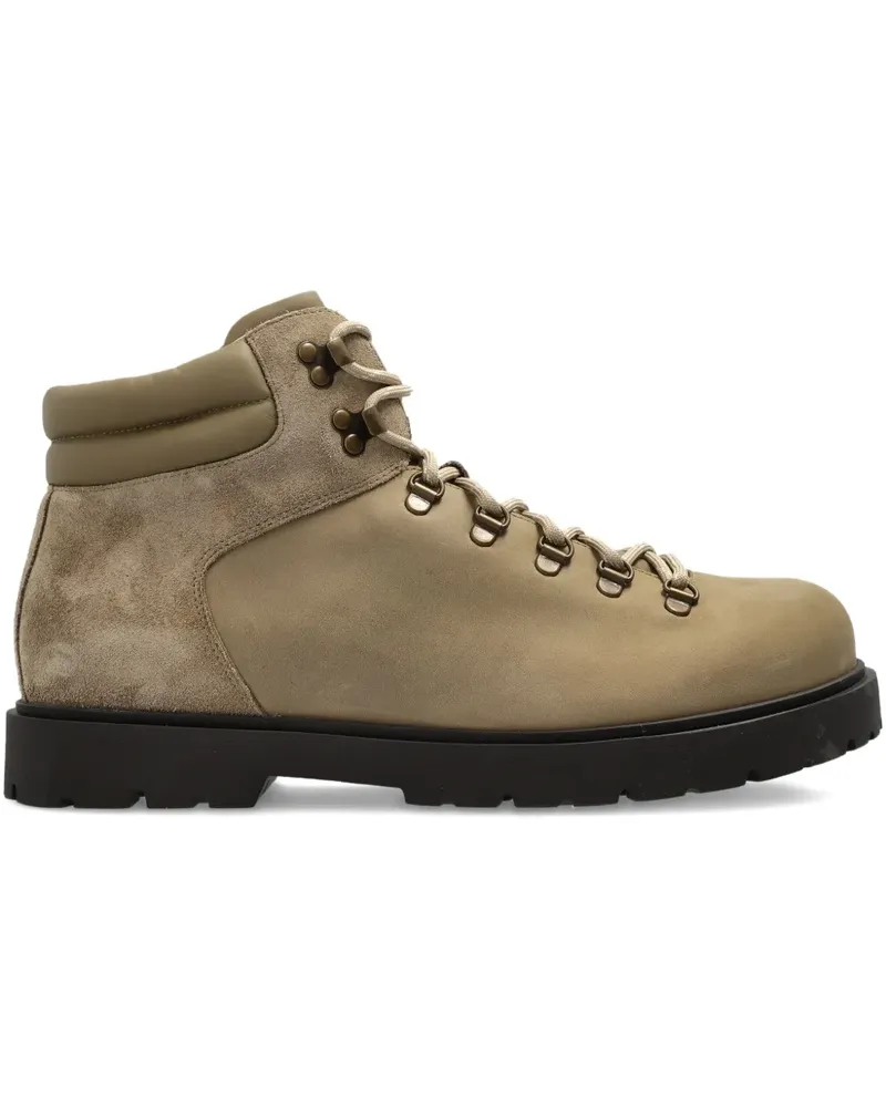 Birkenstock Schnürstiefel mit wattiertem Kragen - Nude Nude