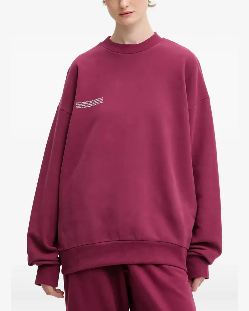PANGAIA logo-detail sweatshirt - Rot Rot