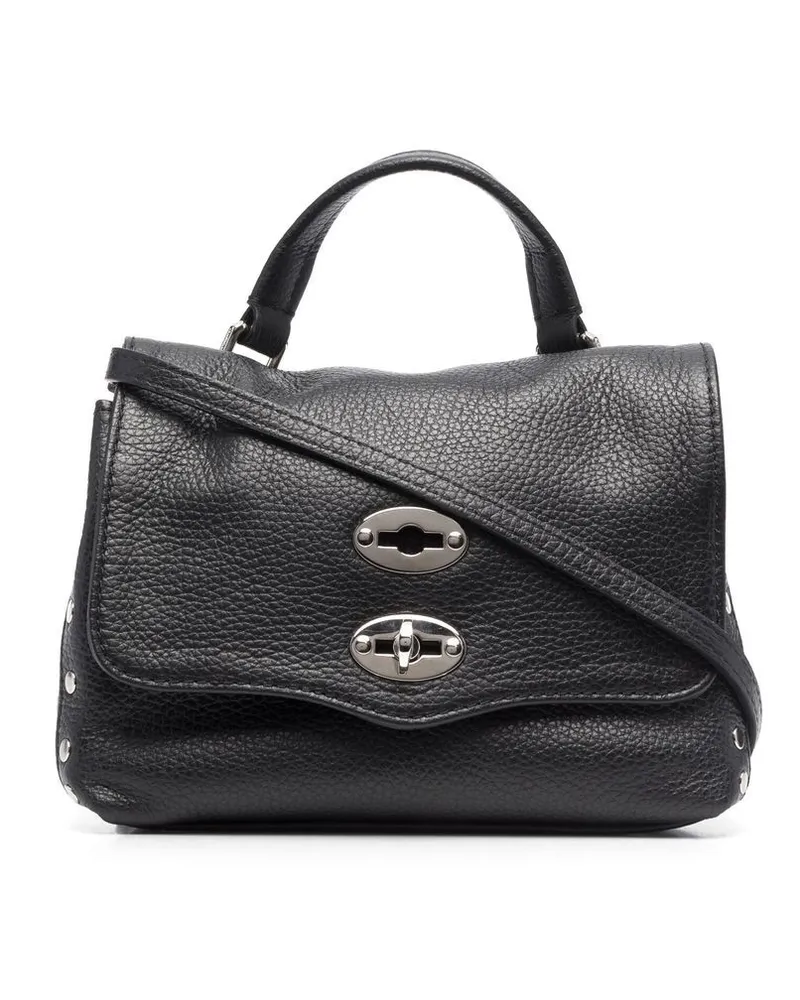 Zanellato Postina Mini-Tasche - Schwarz Schwarz