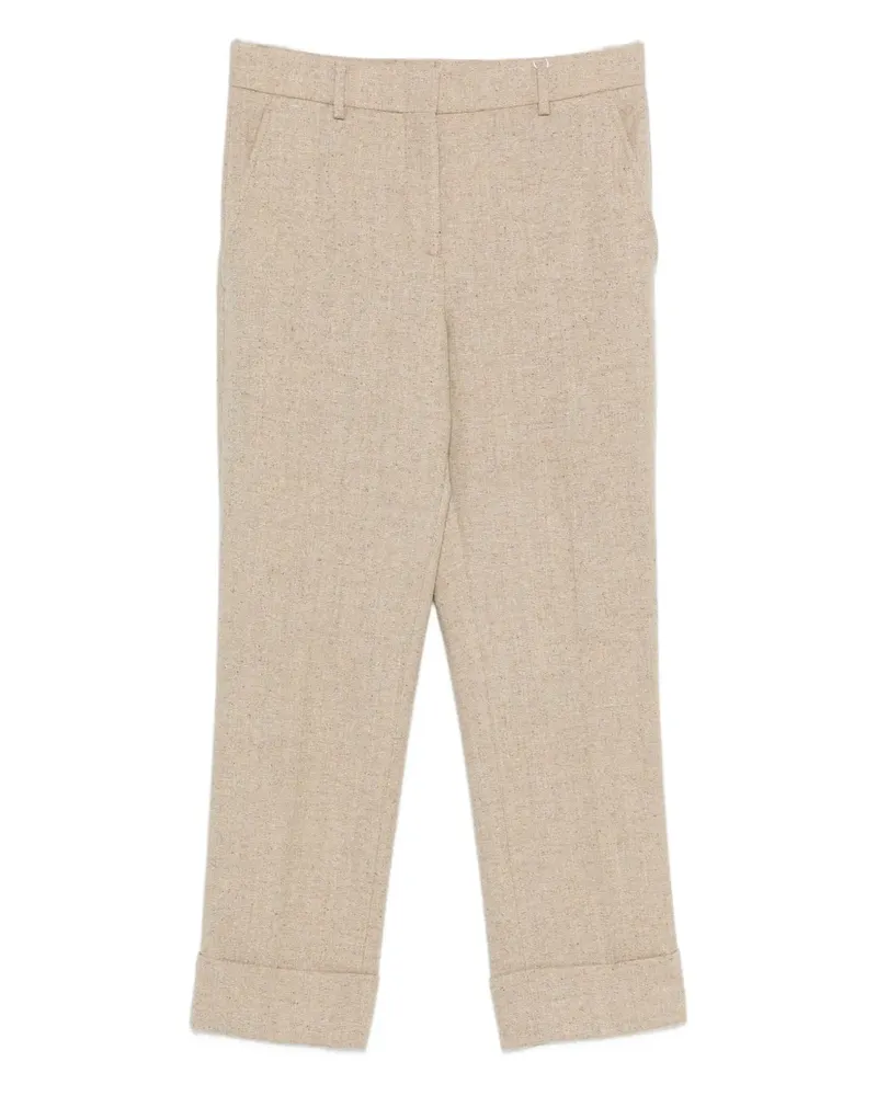 Incotex concealed-fastening trousers - Nude Nude