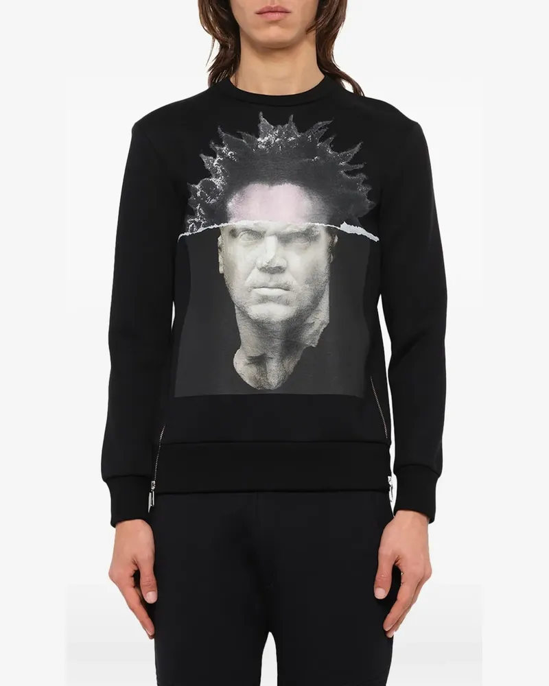 Neil Barrett Marcus Pullover mit Reißverschluss - Schwarz Schwarz