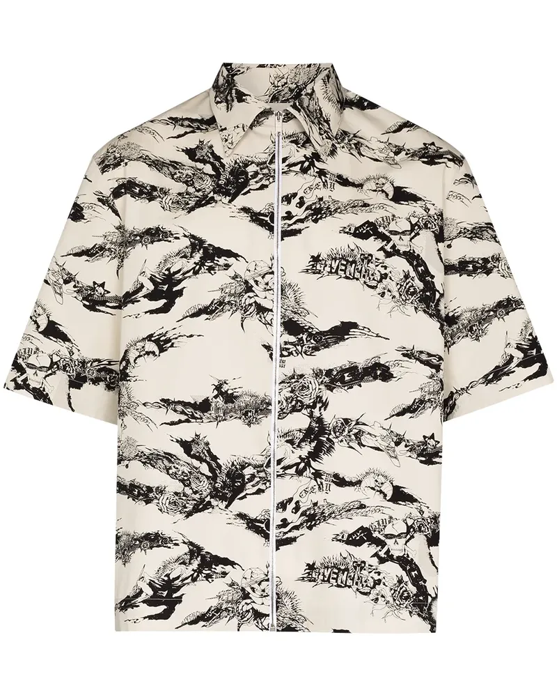 Givenchy Hemd mit Reißverschluss - Weiß Weiß