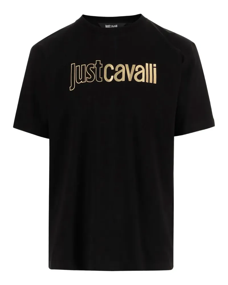Just Cavalli Klassisches T-Shirt - Schwarz Schwarz