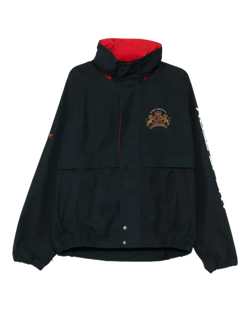 Martine Rose crest-embroidered jacket - Blau Blau