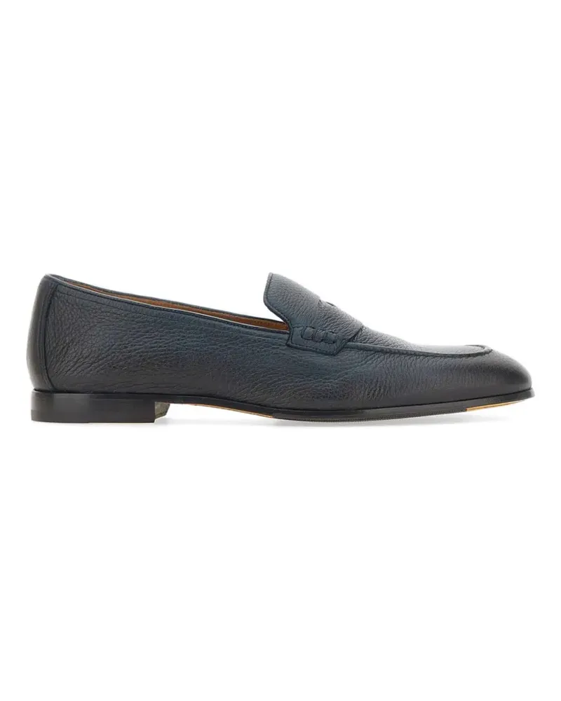Doucal´s penny leather loafers - Blau Blau