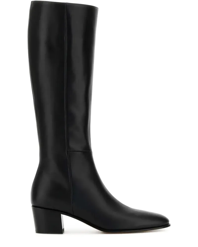 Gianvito Rossi Lyell Stiefel mit Blockabsatz 50mm - Schwarz Schwarz