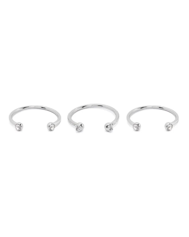 Patrizia Pepe Piercing Armbänder (3er-Set) - Silber Silber