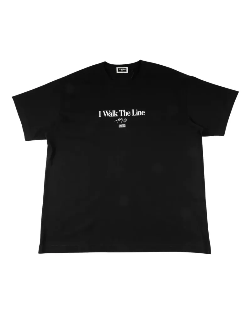 KITH x Johnny Cash Walk The Line T-shirt - Schwarz Schwarz