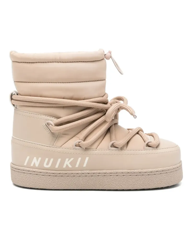 INUIKII Mountain padded lace-up boots - Nude Nude