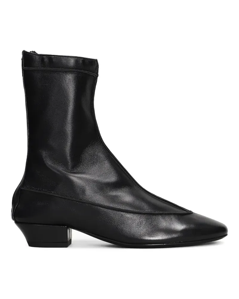 Magda Butrym Stiefel mit spitzer Kappe - Schwarz Schwarz
